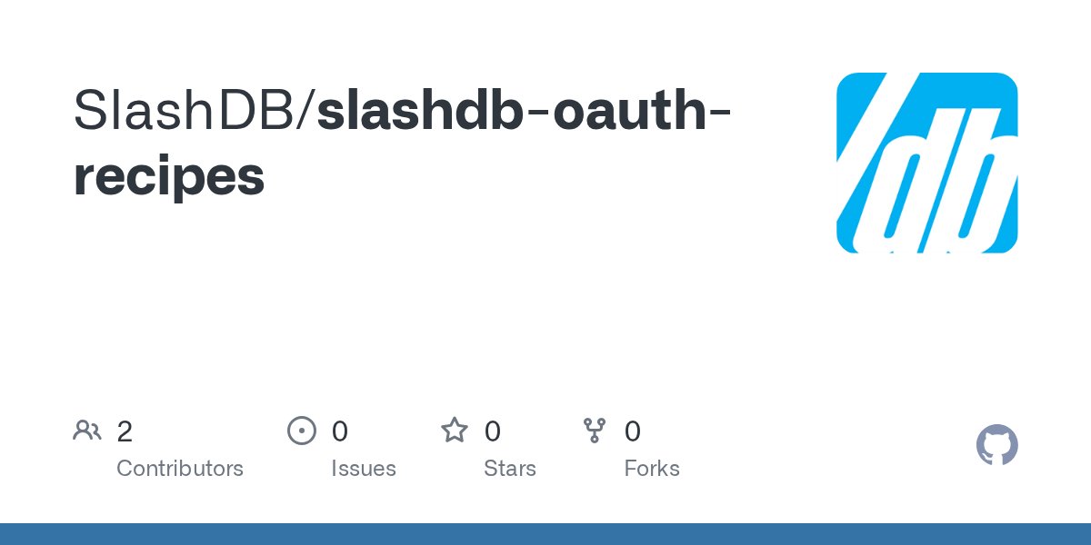 slashdb's tweet card. Contribute to SlashDB/slashdb-oauth-recipes development by creating an account on GitHub.