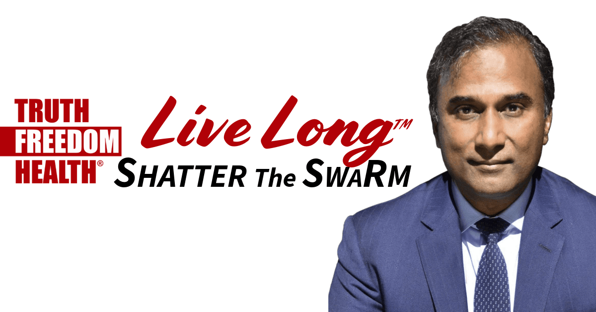 va_shiva's tweet card. Donate LIVE LONG.SHATTER THE SWARM™ The Only Path to Real Longevity The “SWARM” – the few – have hijacked “longevity.” For them, living long is not about health or service — it’s about more years to...