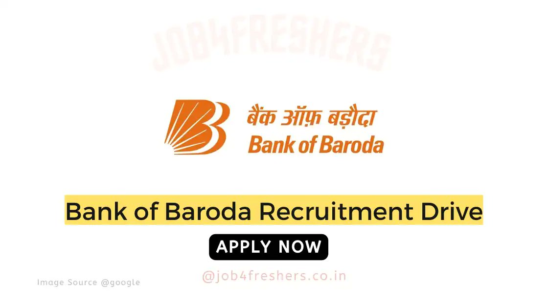 Job4freshers_'s tweet card. Bank of Baroda Recruitment 2025: Bank of Baroda (BOB) has announced its Recruitment 2025 drive for various posts with 58 vacancies across India. A student