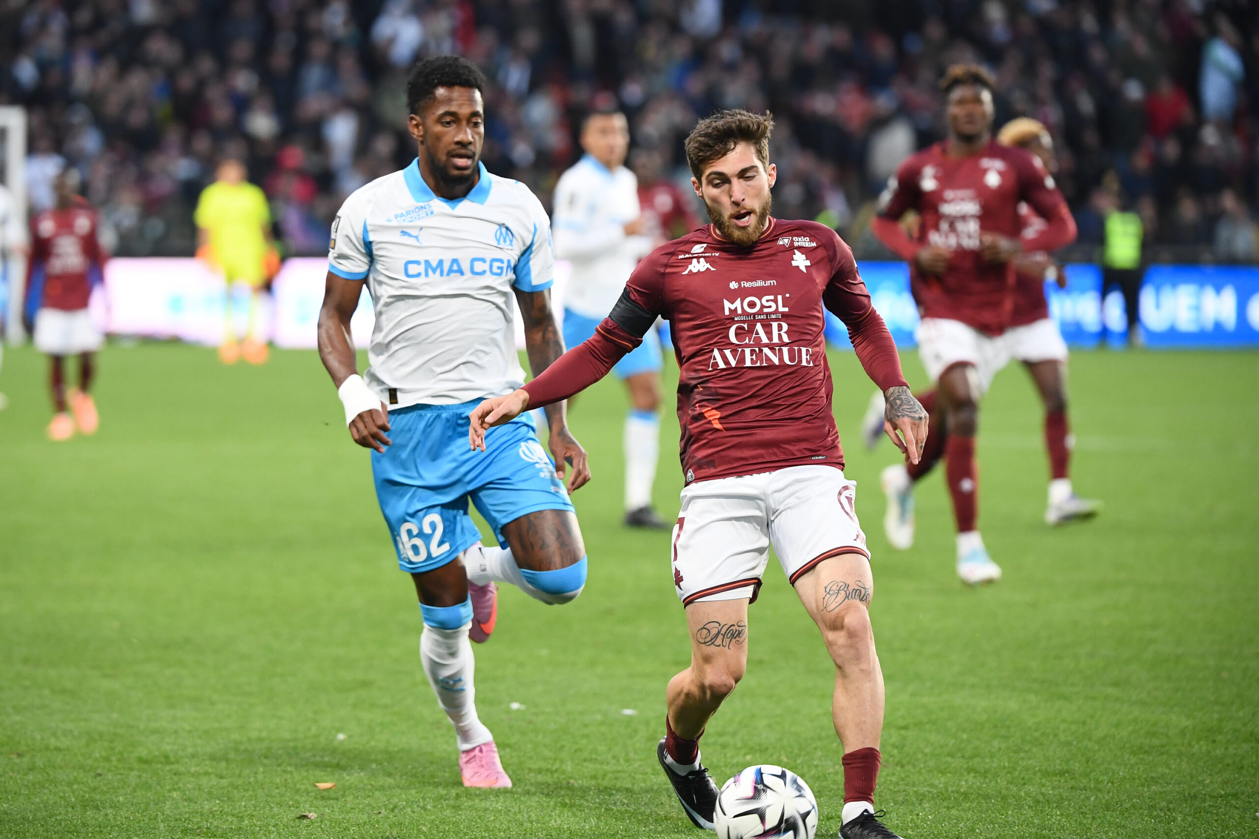 sociosfcmetz's tweet card. Face à une équipe engagée en Ligue des champions, le FC Metz et ses supporters ont vécu une match cauchemardesque à Saint-Symphorien