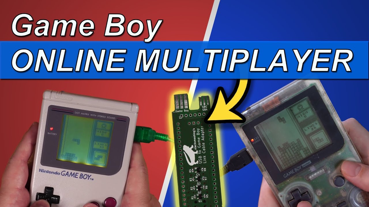 RaspberryPiPico's tweet card. Online Multiplayer on the Game Boy