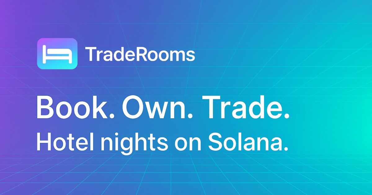 wilderko's tweet card. Book, sell, or transfer hotel stays as NFTs on Solana