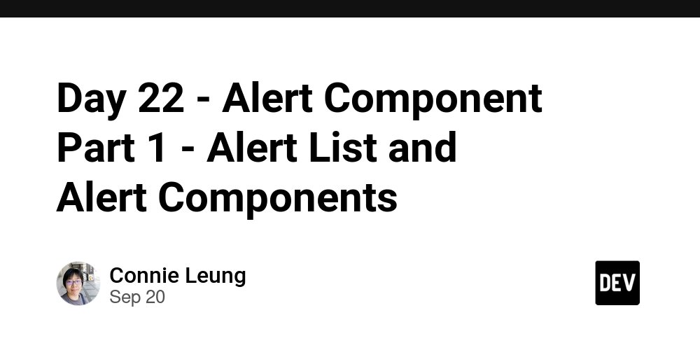 AngularTrends's tweet card. On day 22, I started working on the Alert Component exercise in Vue 3, Angular 20, and Svelte 5. The Alert component uses the DaisyUI Alert component and TailwindCSS utility classes for styling. I ...