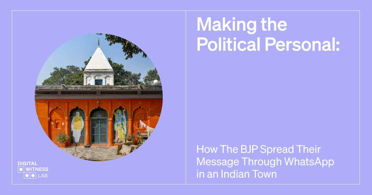 seekingsrishti's tweet card. We partnered with Rest of World to examine the influence of the Ram Temple inauguration in the city of Ayodhya on the discourse in publicly accessible WhatsApp groups from Mandi, a city in the...