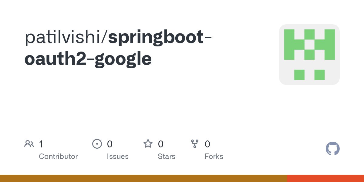 patilvishi's tweet card. Contribute to patilvishi/springboot-oauth2-google development by creating an account on GitHub.