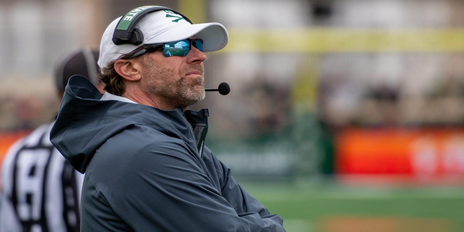 Kevin_Lytle's tweet card. Jay Norvell is making a change to the offensive play-calling setup as the CSU football head coach as Matt Mumme will communicate the plays to the QB.