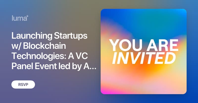 BlockTechldn's tweet card. Hosted by BlockTech in Guild Partnership with London Student societies. Are you intrigued by the transformative potential of blockchain technology for your…