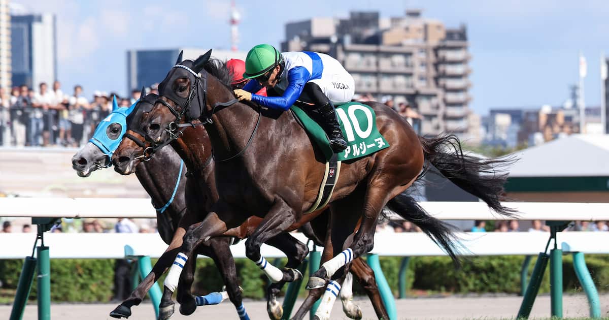 gallop_keiba's tweet card. クイーンSで重賞2勝目を挙げたアルジーヌ（栗・中内田、牝5）が米GⅠ・BCマイル（11月1日、デルマー、芝1600メートル）に挑むことが11日、わかった。選出…