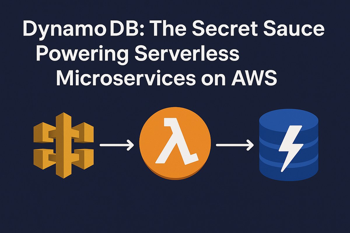 AhmadTanvir29's tweet card. Unlocking Serverless Success: DynamoDB as the Secret Ingredient in AWS