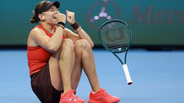 usopen's tweet card. Amanda Anisimova battled through a wisdom-tooth extraction and a calf injury to win the joint-biggest title of her career in Beijing, backing up her 2025 US Open final run.