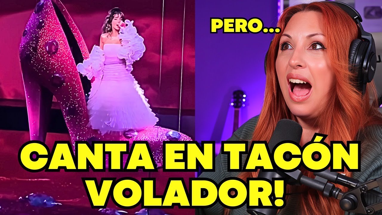 CeciDover's tweet card. BELINDA CANTA COLGANDO DE ZAPATO VOLADOR! LO HA SUPERAD0? | Vocal...