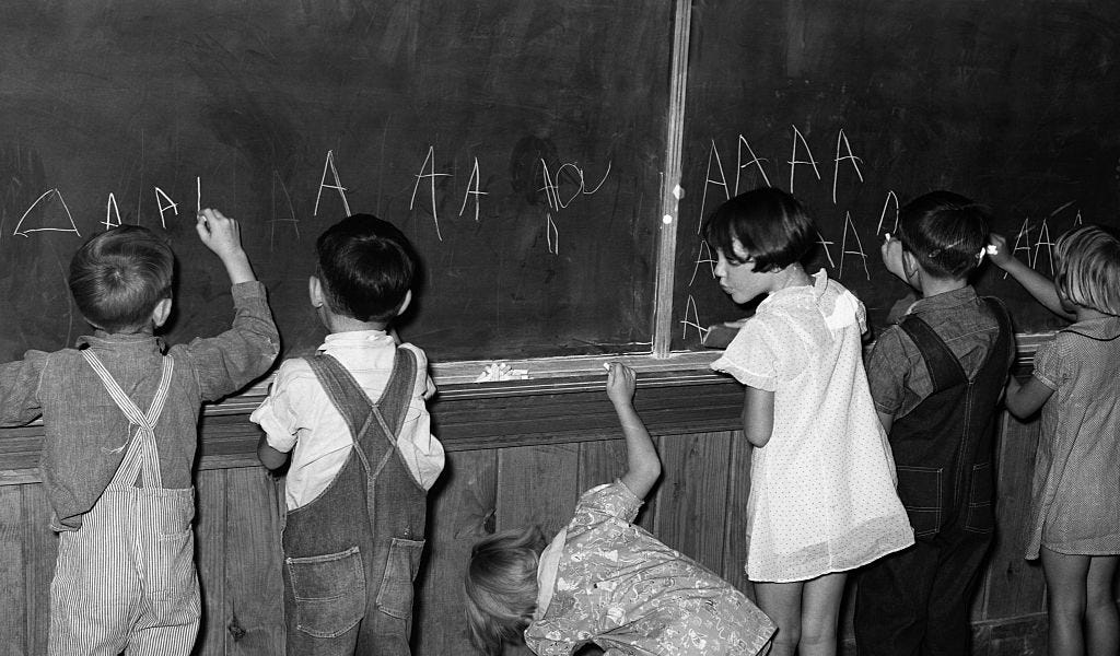 TheFP's tweet card. At the private school where I once taught, the idea was that spelling got in the way of creativity. So I watched as kids wrote ‘macien’ for ‘machine’ at age 14. Tuition was $60,000 a year, writes Dan...