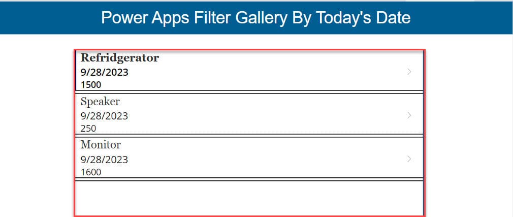 fewlines4biju's tweet card. This Power Apps tutorial explains how to filter Power Apps gallery by Days like current today, tomorrow, etc. with various examples.