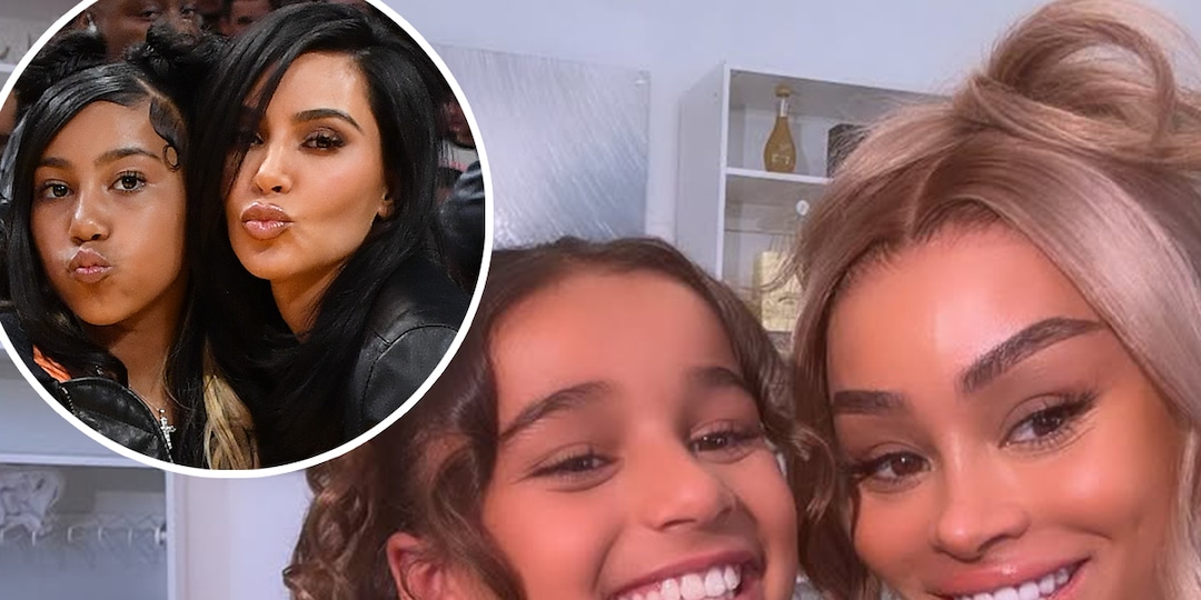 kardskatchup's tweet card. Rob Kardashian and Blac Chyna's 8-year-old daughter showed off the chain necklace her cousin North West—Kim Kardashian and Kanye West's 12-year-old daughter—gifted her.