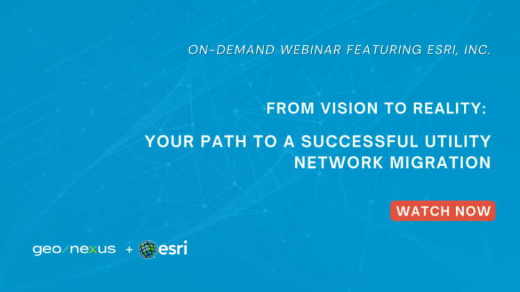 GeoNexusTech's tweet card. From Vision to Reality: Your Path to a Successful Utility Network Migration - Geonexus