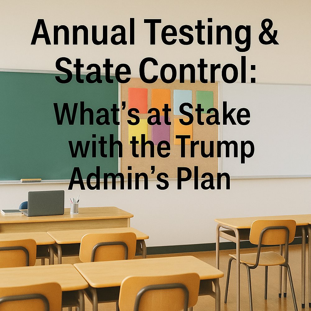 classreclaimed's tweet card. Testing has long been one of the most heated flashpoints in education policy. Right now, there’s talk that under the current (Trump) administration, annual state testing may be scaled back—or at...