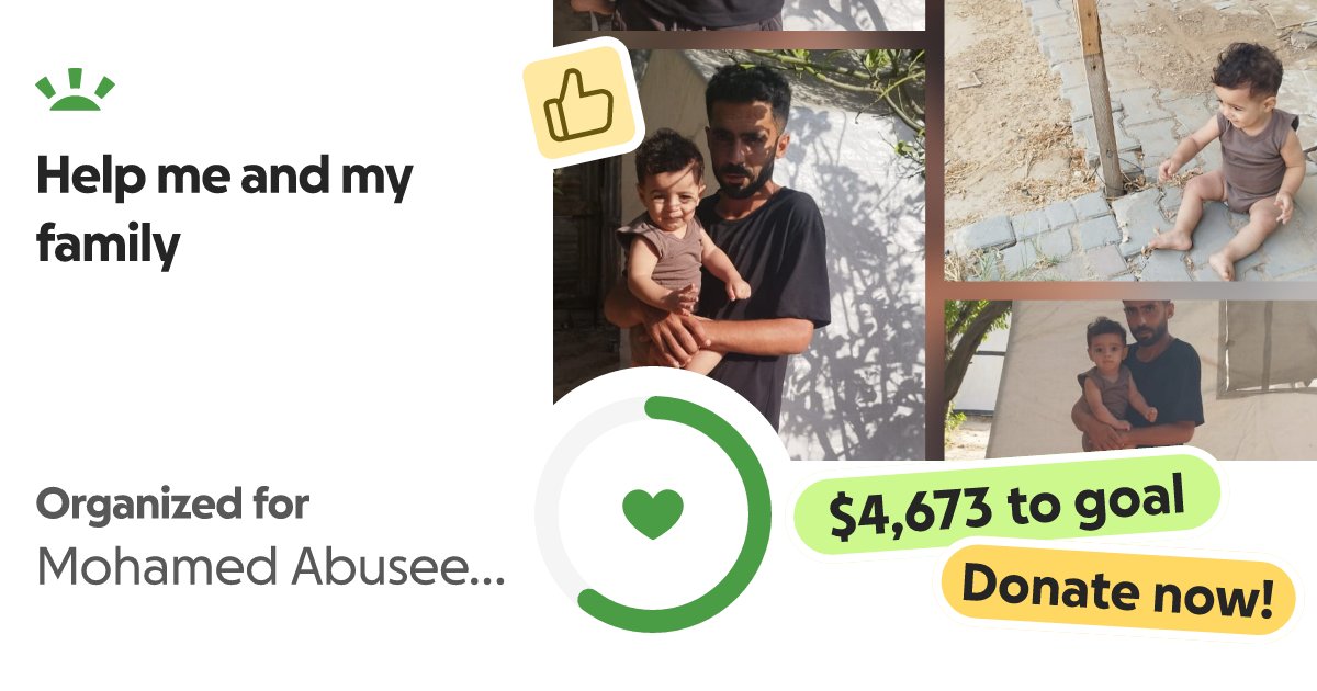 Asd788345Asd's tweet card. Hello everyone, I am Adham Abu Hamid, a young man from Gaza, 29 years old. I was about to get marr… Raia Abuhmaid needs your support for Help me and my family