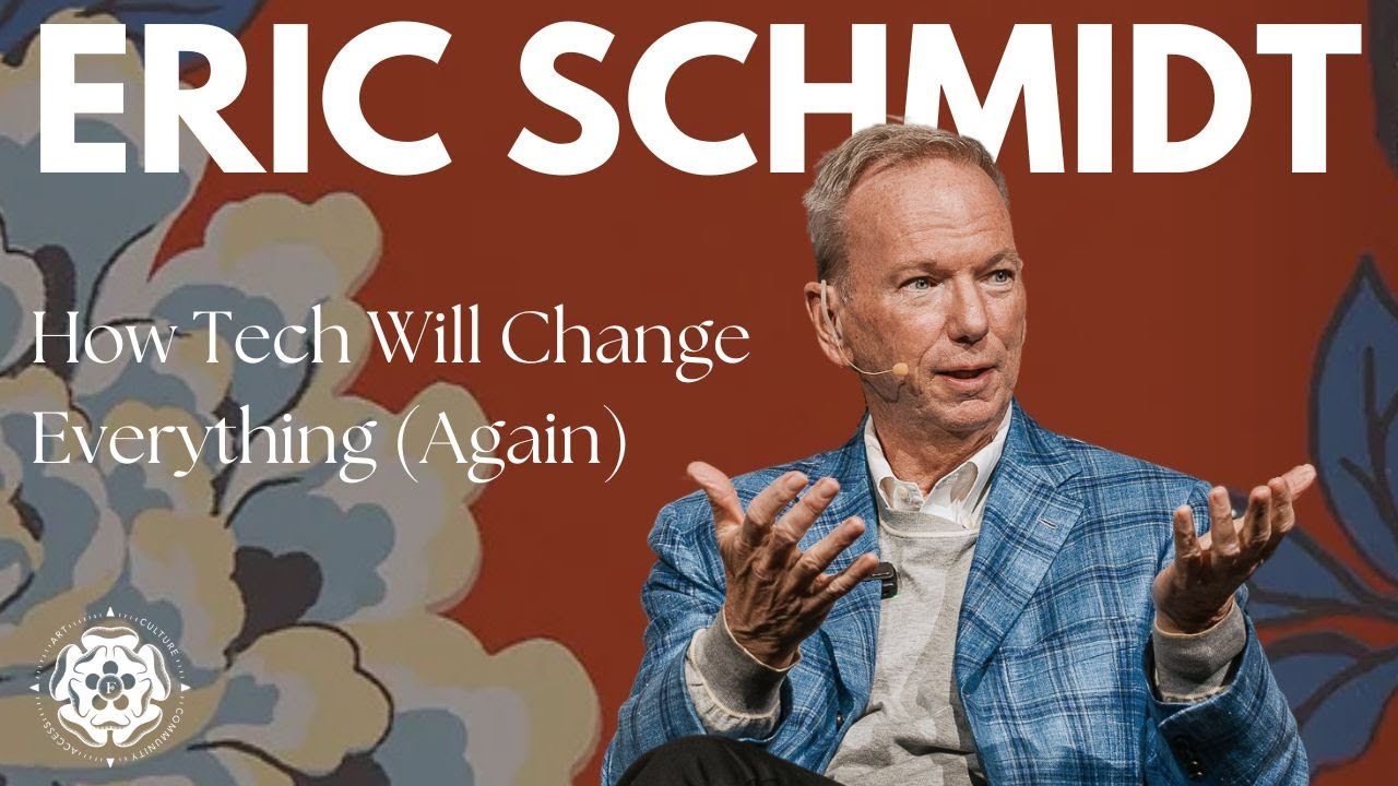 ericschmidt's tweet card. Eric Schmidt on AI Replacing Your Friend Group
