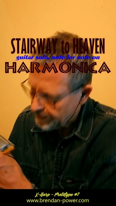 forumplanner's tweet card. STAIRWAY to HEAVEN on HARMONICA! Jimmy Page's iconic Guitar Solo...