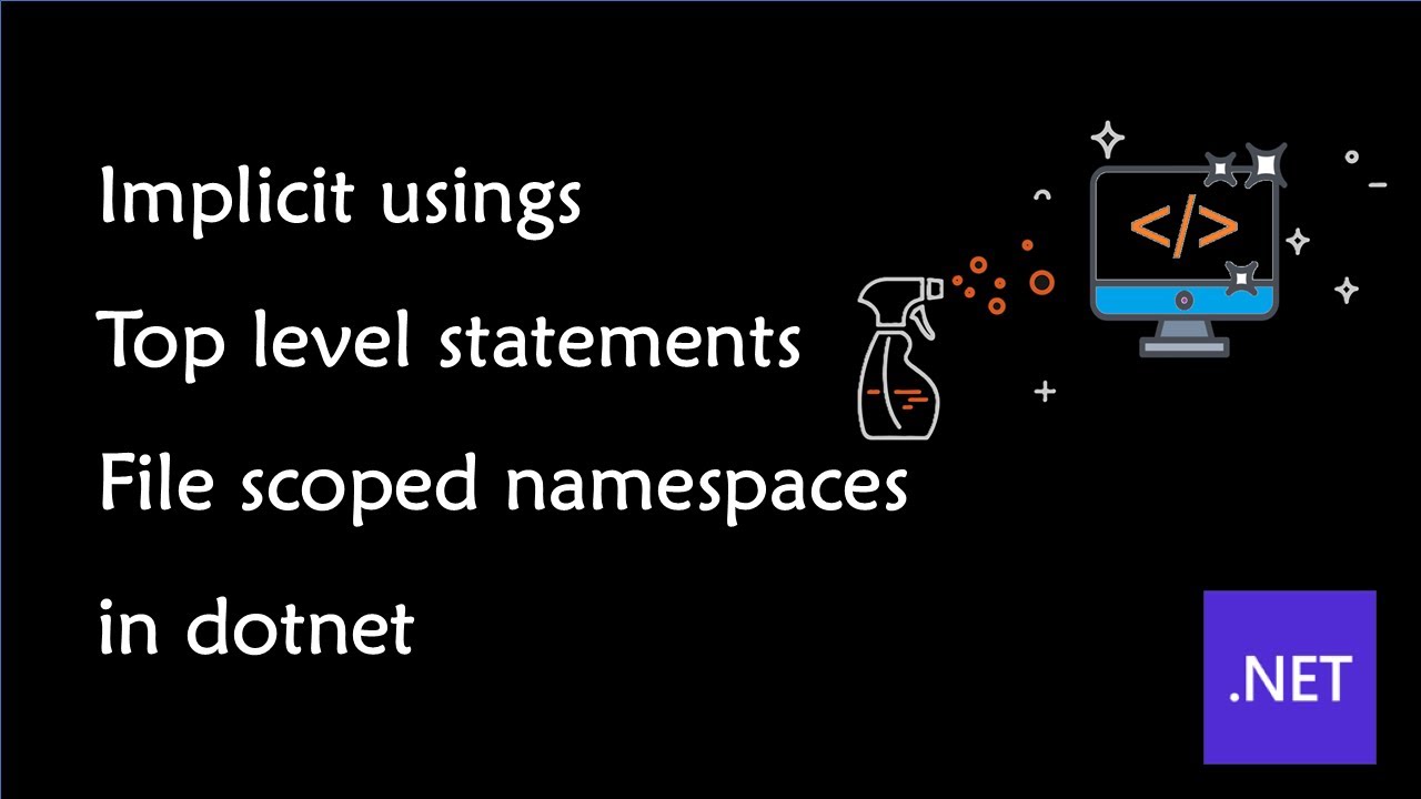 sudhir_kurnool's tweet card. Implicit usings, file scoped namespaces, top level statements in...