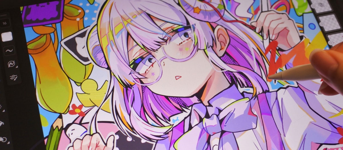 ssm_a_u's tweet card. Adobe Frescoインタビュー企画・第41回はNFTアーティストとしても知られるイラストレーター・sashimiさんが登場です。