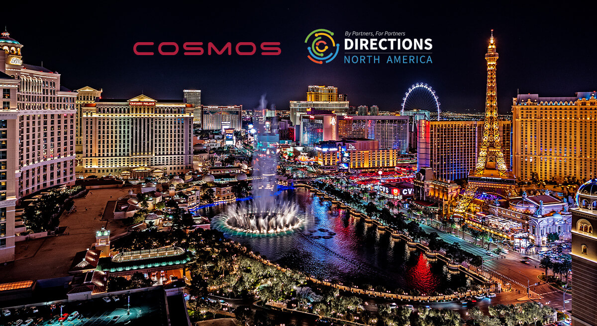cosmosdatatech's tweet card. Join Cosmos at Directions North America 2025 in Las Vegas! See live demos, attend our session, and discover effortless, cloud-based reporting for Business Central.