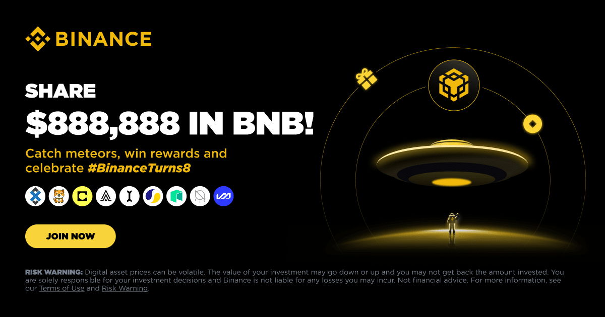 sydanhducanh's tweet card. Join us to celebrate #BinanceTurns8