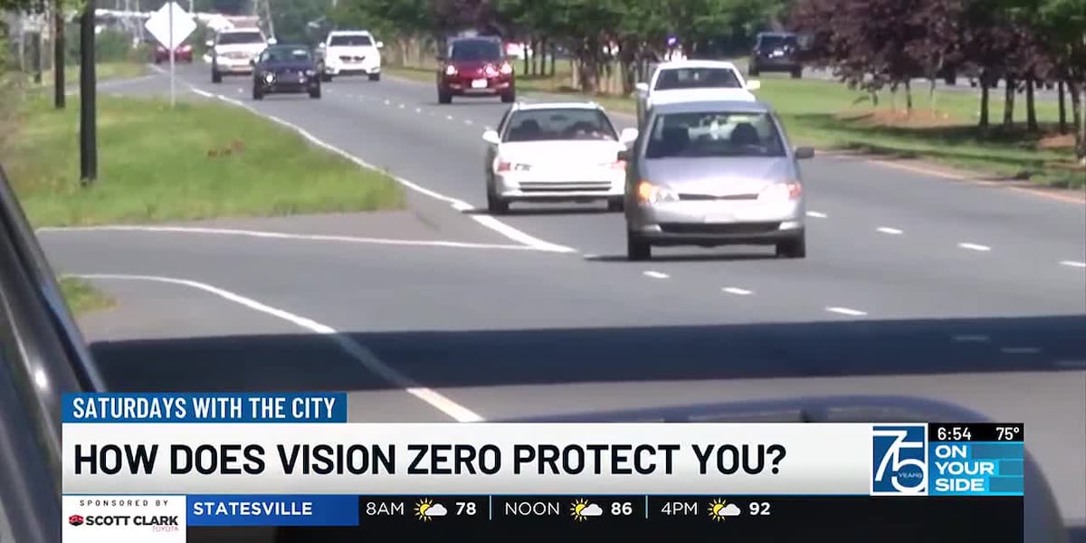 CharlotteDOT's tweet card. Saturdays with the City: Vision Zero team aims to spread awareness this summer