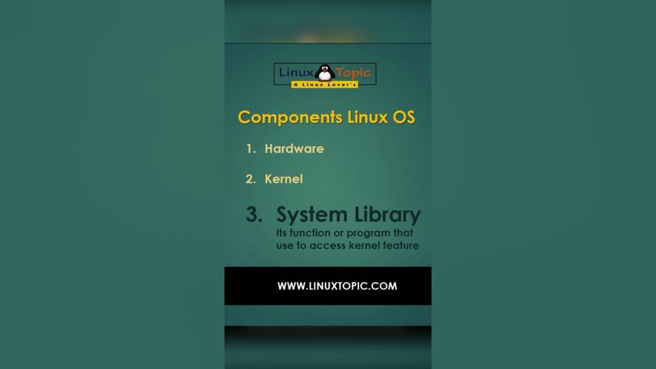 lokeshc2's tweet card. components of linux operating system #linuxtopic #linux #linuxopera...