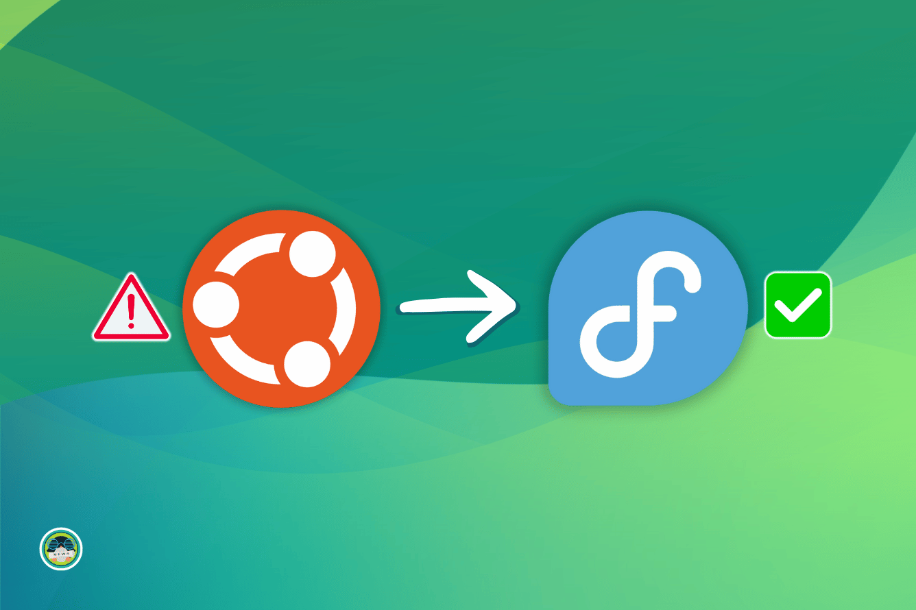 itsfoss2's tweet card. Ubuntu let me down after a simple change, and I'm here with Fedora.