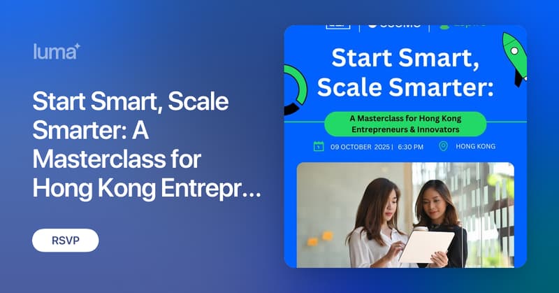 e27co's tweet card. Hong Kong is a launchpad for entrepreneurs, but hidden roadblocks can stall your growth before you even take off. That’s why Aspire and Osome, in partnership…
