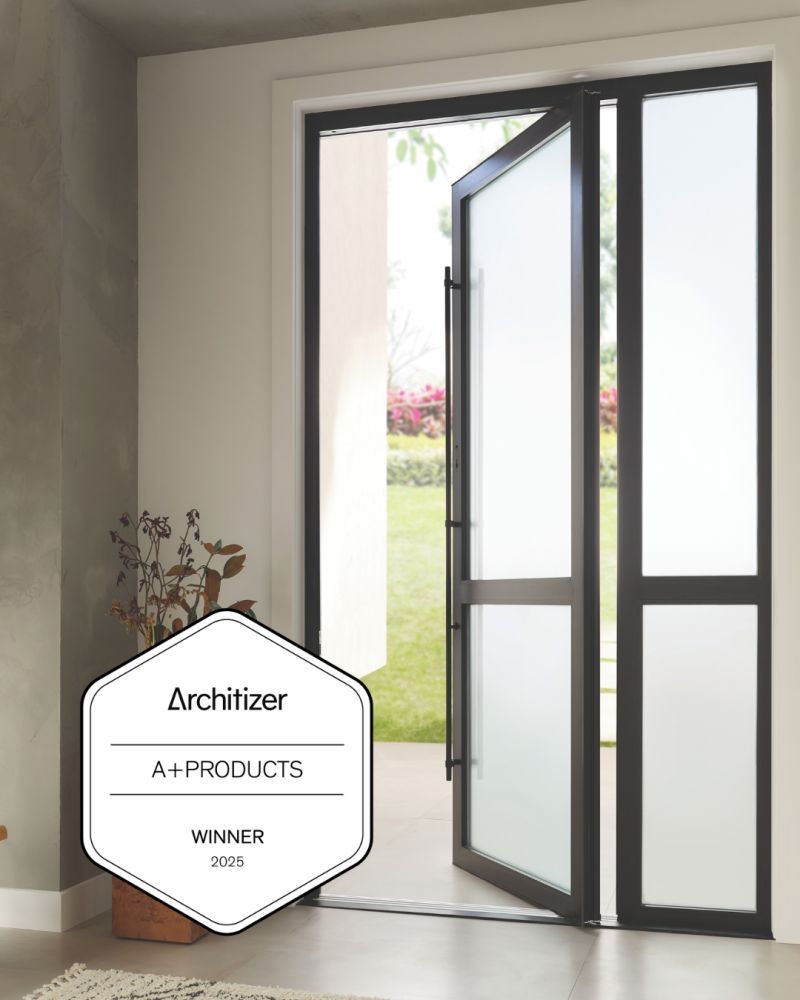 KB_Resource's tweet card. Award-winning collection recognized for its sleek modern design and seamless indoor-outdoor living solutions [MAUMEE, OHIO] Therma-Tru is proud to announce that its Veris glass door entry systems...