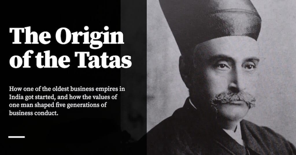 commoncog's tweet card. How one of the oldest business empires on the subcontinent got started, and how one man’s values laid the foundation for five generations of business conduct.
