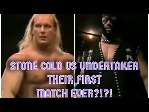 BottomLineCast's tweet card. Watching The Undertaker and Stone Cold's First Match EVER From The...