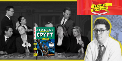 LAPublicLibrary's tweet card. "Tales From the Comic Book Crackdown" is a new musical that tells the true story of censorship and repression in the comic book industry.