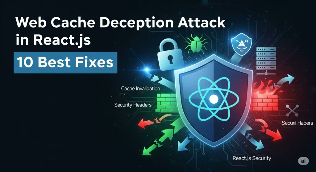 CybersRely's tweet card. Learn 10 Best fixes to prevent Web Cache Deception Attack in React.js with headers, service workers, CDN rules, and code examples. Free tools included.