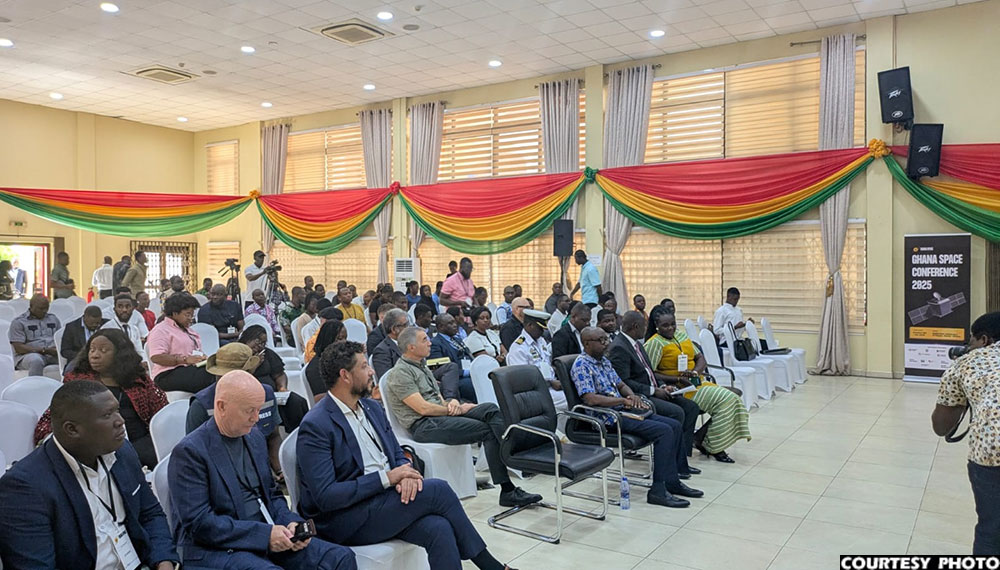 newvisionwire's tweet card. “Space technology can transform how we live," said Kwaku Sumah, the founder and managing director of Spacehubs Africa, a joint convenor of the conference. 