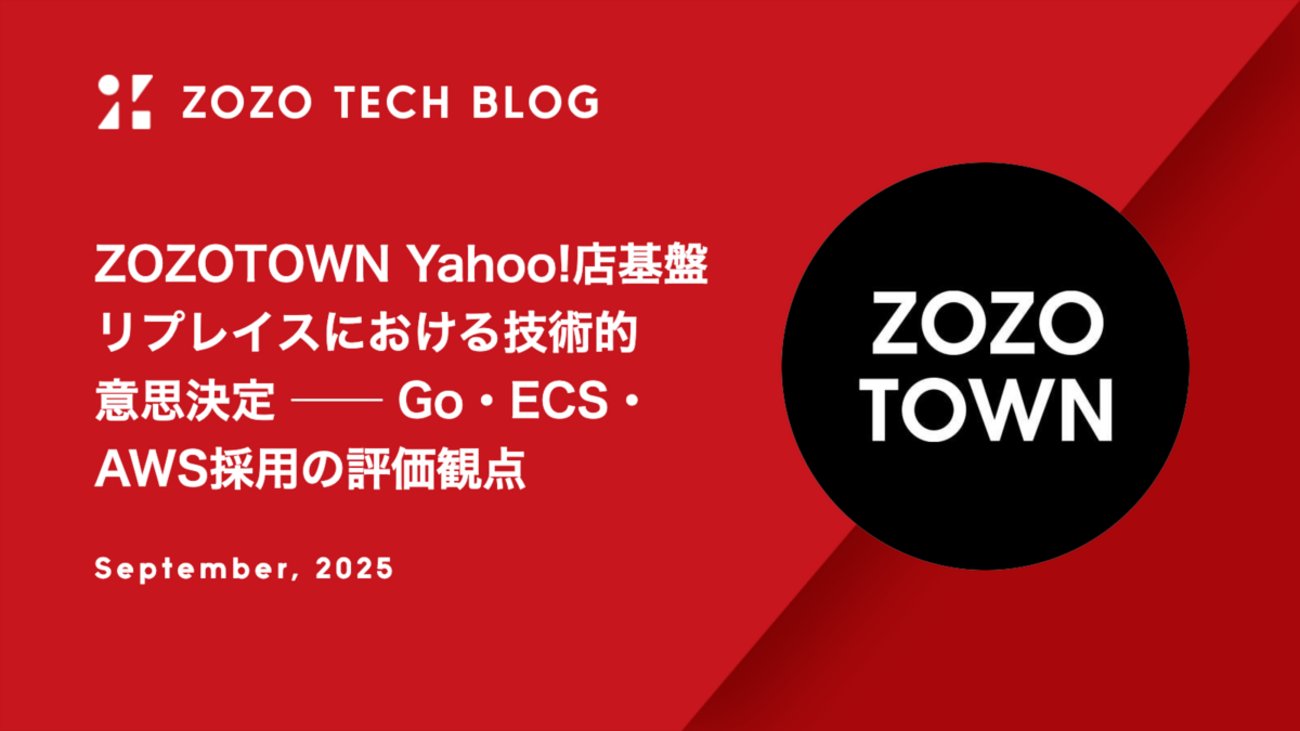 zozotech's tweet card. はじめに こんにちは、YSHPブロックの岩切です。普段はシステムリプレイスを担当しています。YSHPブロックでは2025年から、ZOZOTOWN Yahoo!店に関わる連携基盤を段階的に刷新しています。 本記事では、移行初期の意思決定（言語・実行基盤・クラウド移行方針）にフォーカスし、判断材料・比較観点・想定される課題…