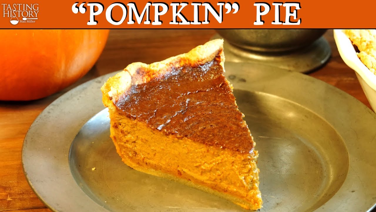 devorahf's tweet card. Pumpkin Pie from 1796 - A History of Pumpkins