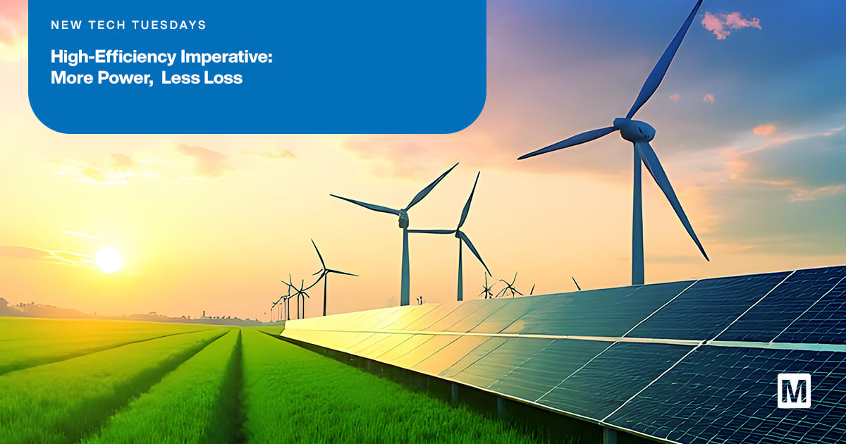 MouserElecEU's tweet card. TDK’s large ferrite cores push the boundaries of power, efficiency, and low-core-loss performance in demanding industrial applications.