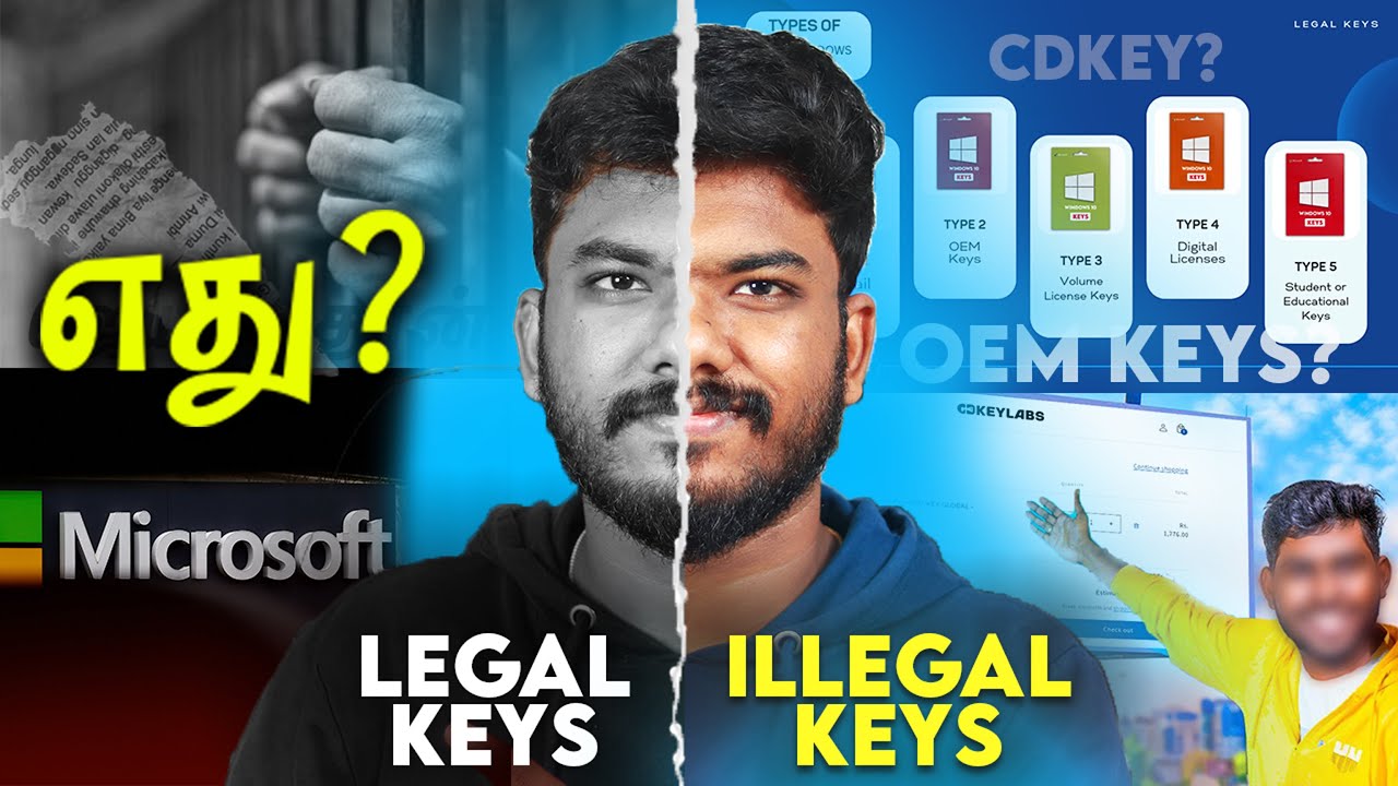techie_feed's tweet card. 🤔Windows OEM Keys Explained🔥 | A2D Scam Tamil & How to Avoid Fake...
