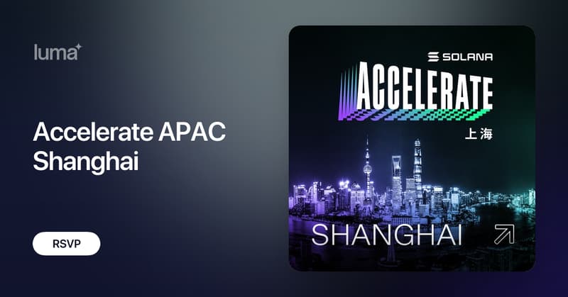 wangkailinux's tweet card. Solana Accelerate…