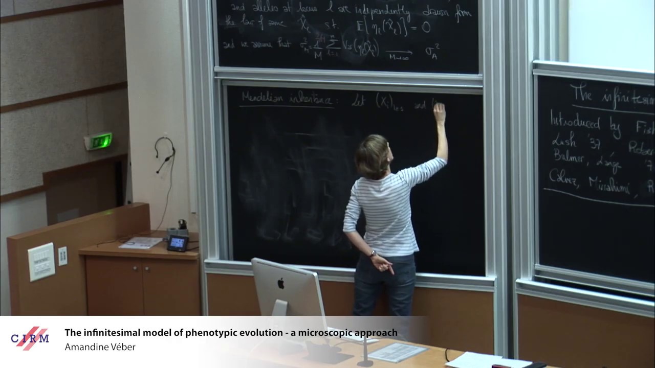 gipUniovi's tweet card. Amandine Véber : The infinitesimal model of phenotypic evolution - a...