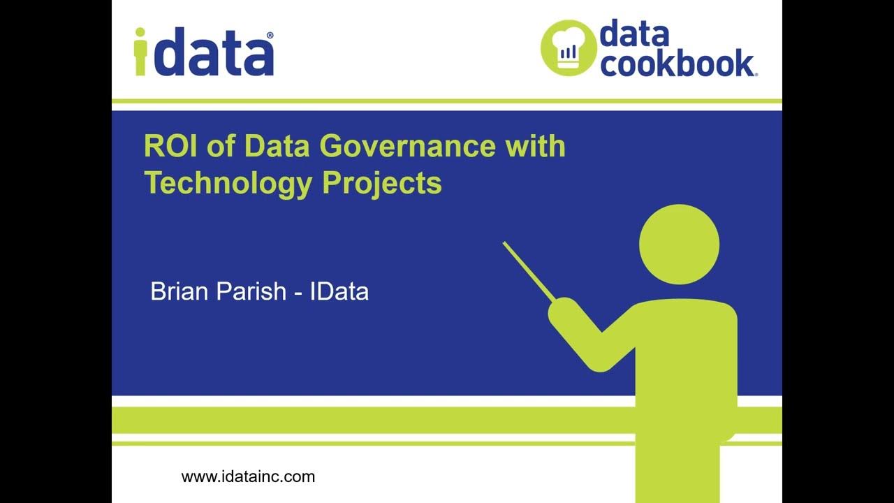 DataCookbook's tweet card. ROI of Data Governance with Technology Projects