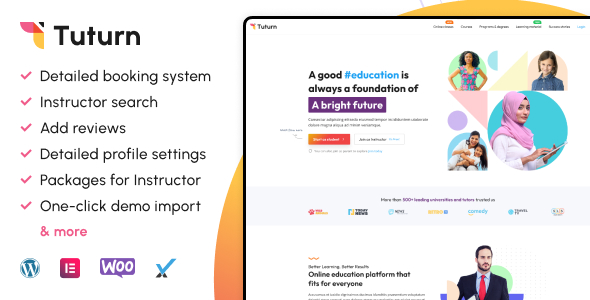 stylelibreview's tweet card. Tuturn – это плагин WordPress Marketplace для репетиторов. Он был разработан после тщательного исследования, чтобы удовлетворить потребности людей, заинтересованных в создании центров онл...