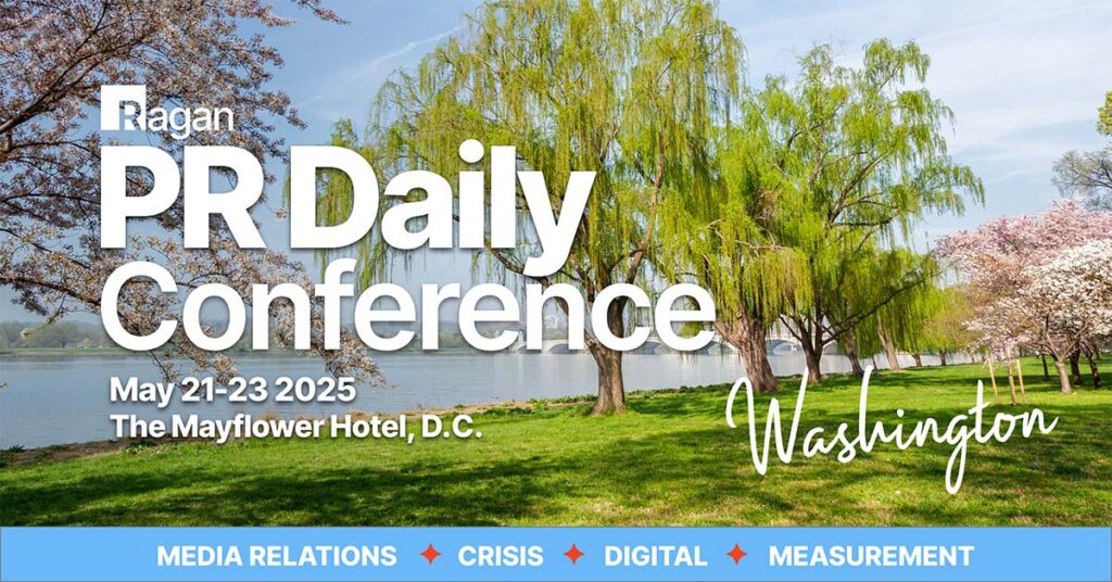 RaganComms's tweet card. Join PR leaders on May 21-23 at the PR Daily Conference in D.C. for hands-on crisis communication strategies, AI tools, and networking at the historic Mayflower Hotel. Boost your PR skills and...