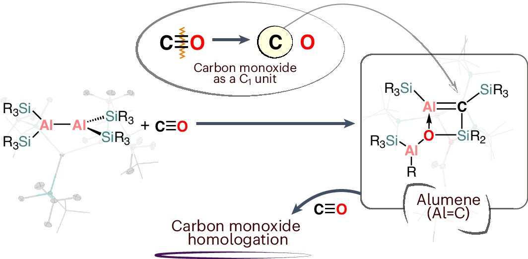 InoueGroupTUM's tweet card. Nature Synthesis - Multiple bonds involving heavier elements were considered impossible but have recently been shown to be stable and offer divergent reactivity. Here the isolation of an alumene (a...