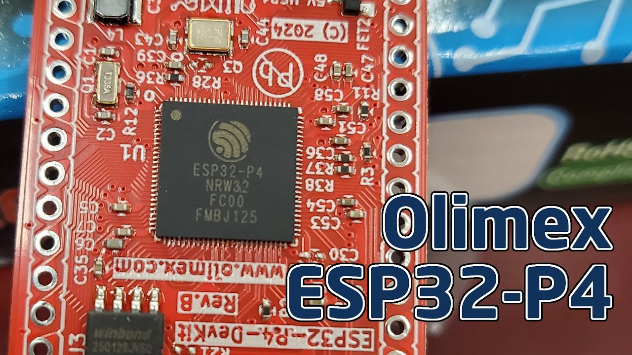 tamhanna's tweet card. ESP32-P4-DevKit review - the Olimex ESP32-P4 development kit