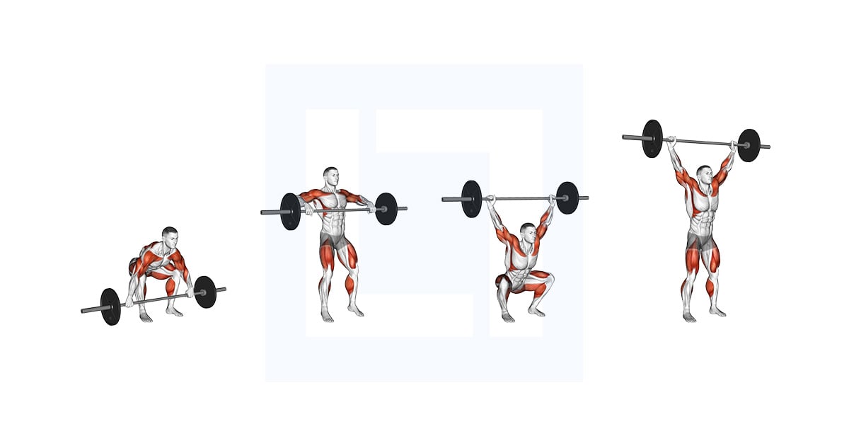 LiftManual's tweet card. Read our barbell snatch guide. Learn how to do this exercise, the muscles worked, and the main benefits.