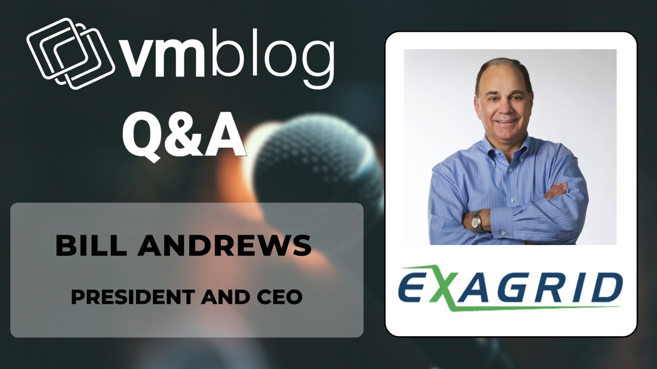 vmblog's tweet card. ExaGrid CEO on Tiered Backup Storage, Ransomware Defense, and the...